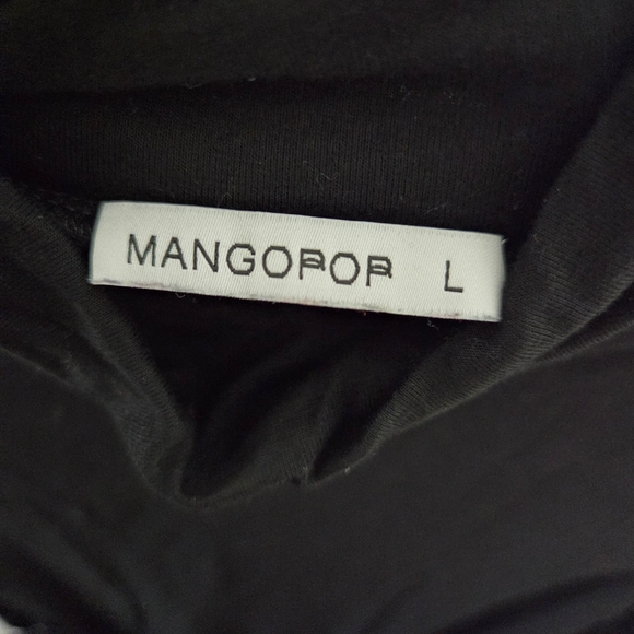 Classic Black Long Sleeve Turtleneck Bodysuit - Picture 4 of 4